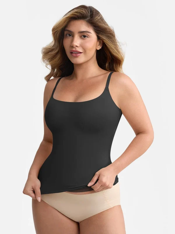 Czarna koszulka modelująca MILLY soft touch